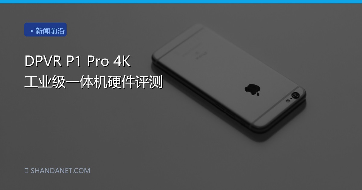 DPVR P1 Pro 4K 工业级一体机硬件评测